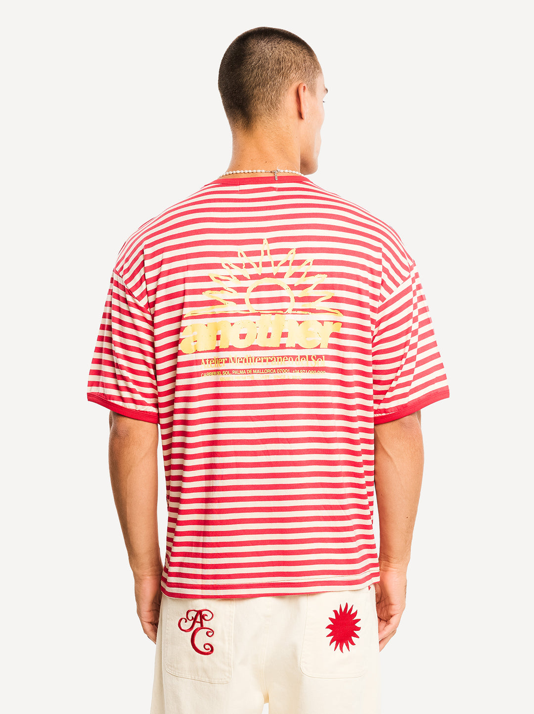 Another Striped T-Shirt — Red Striped