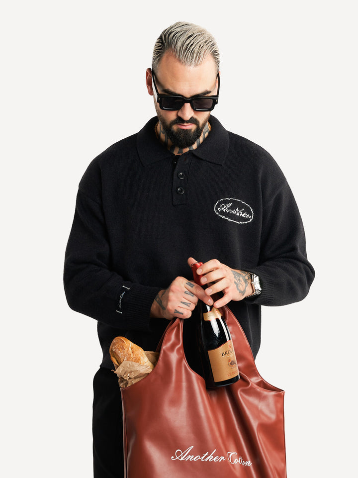 Another Three Button Knit Sweater