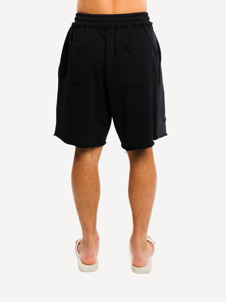 Another Vintage Patch Shorts — Washed Black