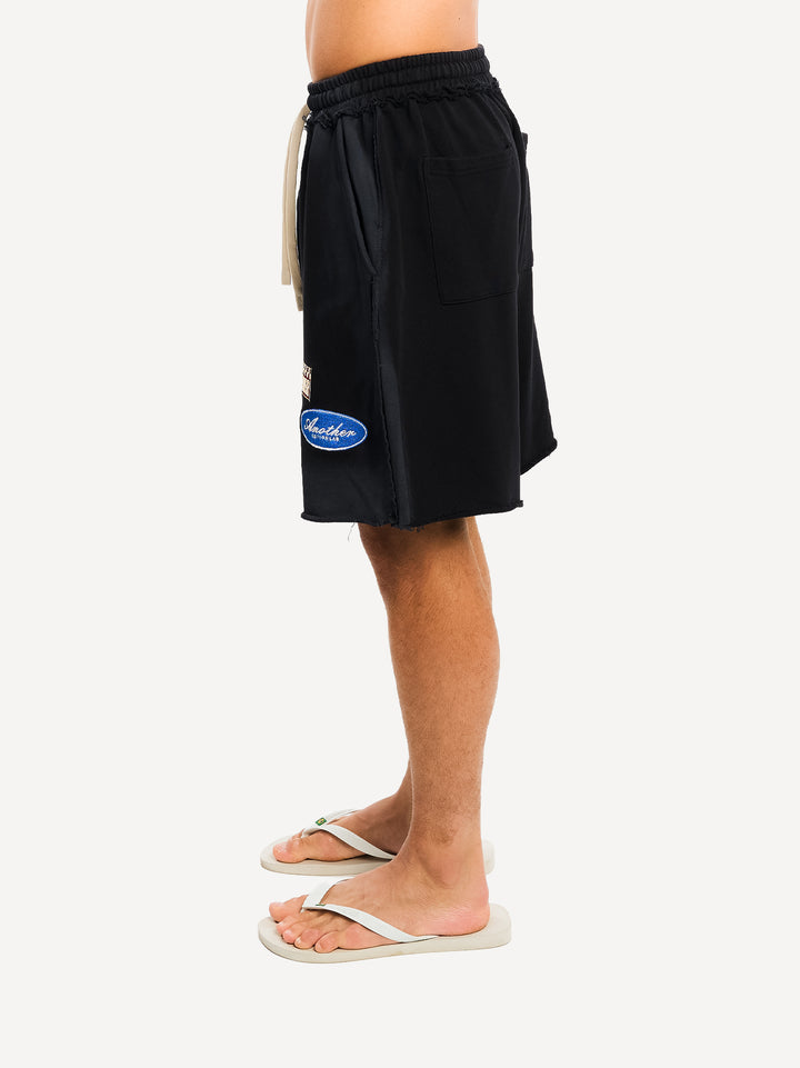 Another Vintage Patch Shorts — Washed Black