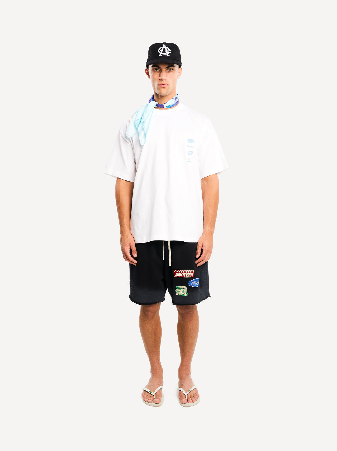 Another Vintage Patch Shorts — Washed Black
