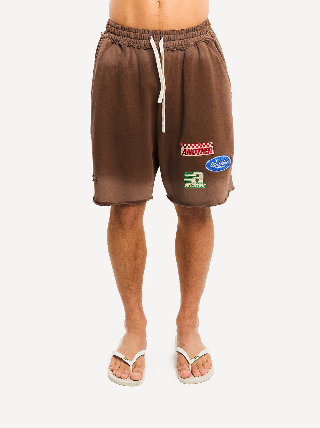 Another Vintage Patch Shorts — Washed Brown