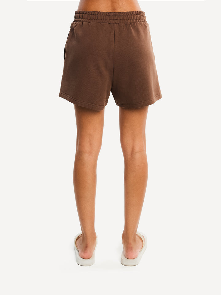 WMN Another Basic Shorts — Dark Brown