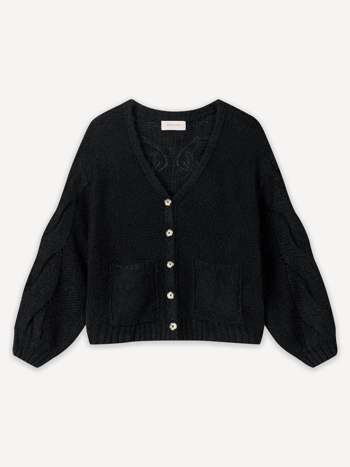 Another WMN Knit Cardigan – Black