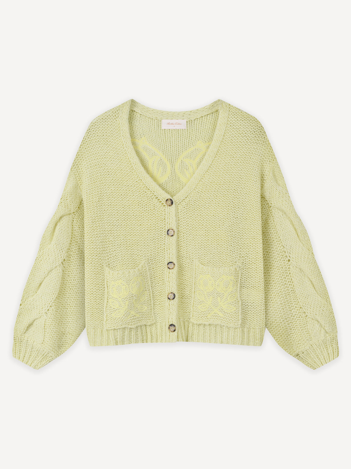 Another WMN Knit Cardigan – Lemon Yellow