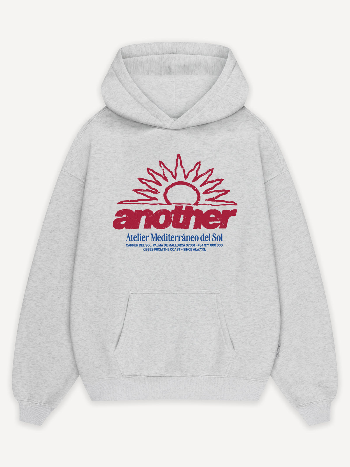 Atelier Mediterraneo Hoodie – Heather Grey
