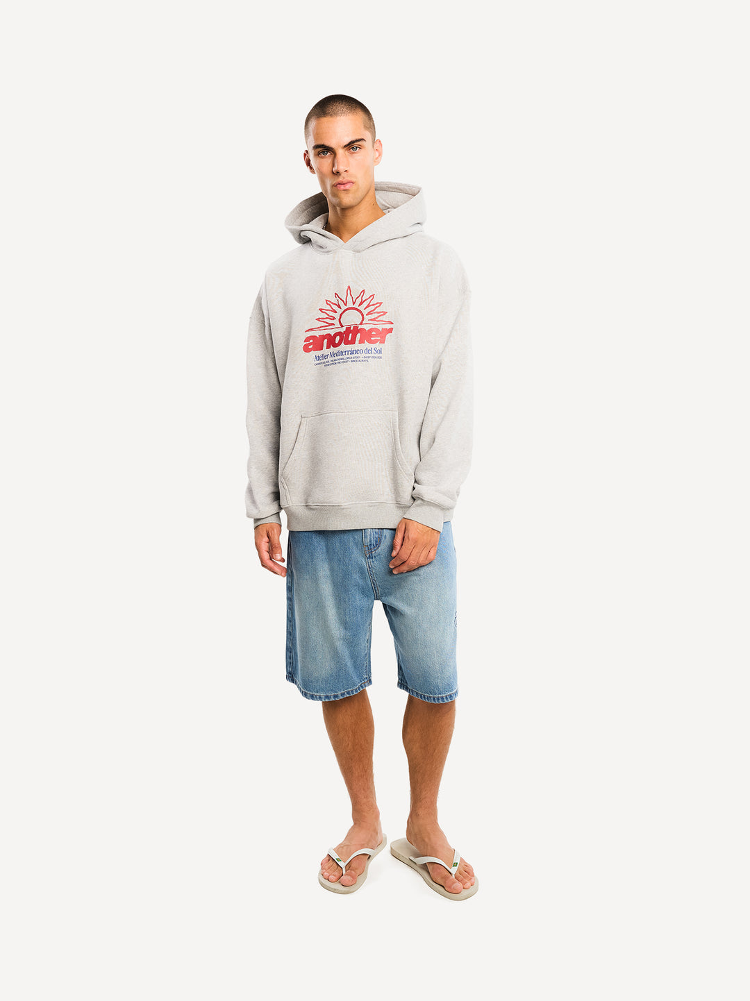 Atelier Mediterraneo Hoodie — Heather Grey