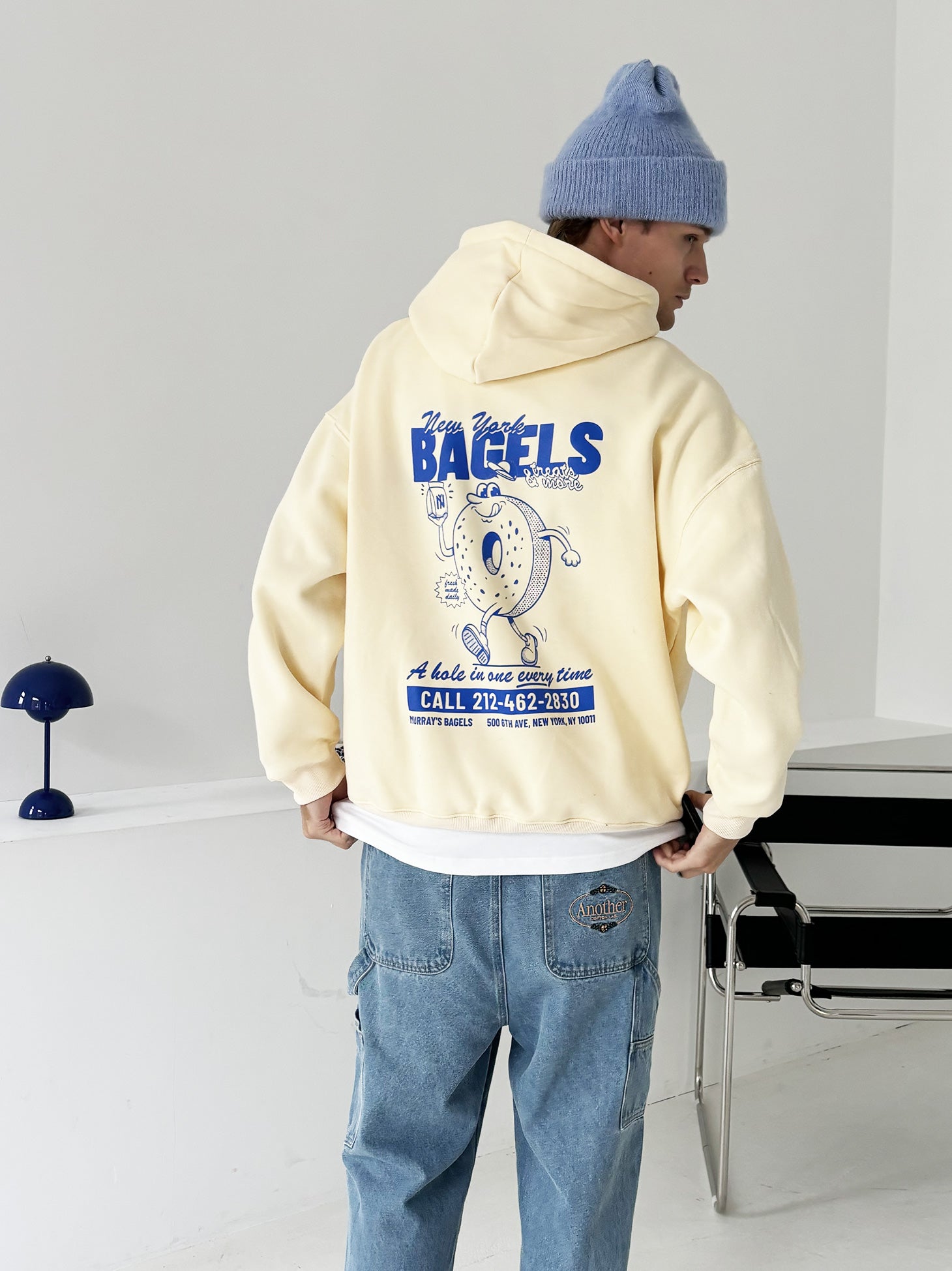 New York Bagel Oversized Hoodie – AnotherCottonLab