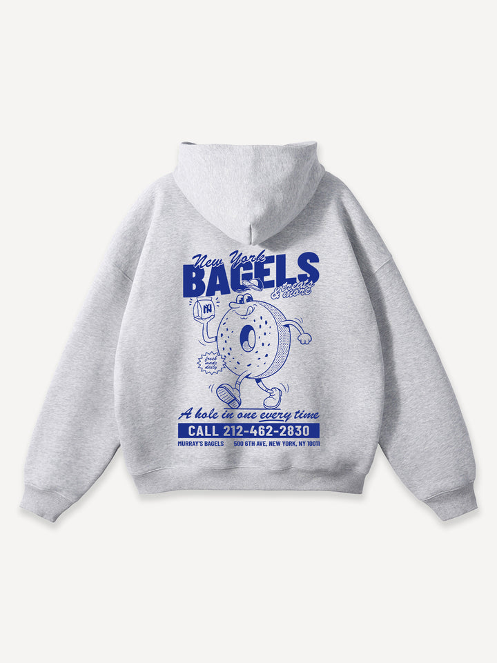 New York Bagel Oversized Hoodie