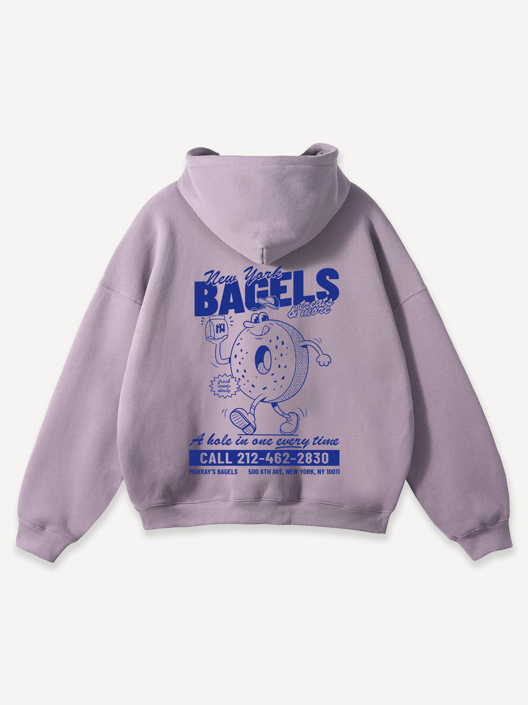 New York Bagel Oversized Hoodie