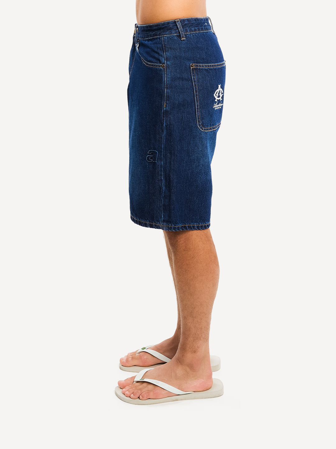 ACL Five Pocket Denim Shorts — Washed Light Blue