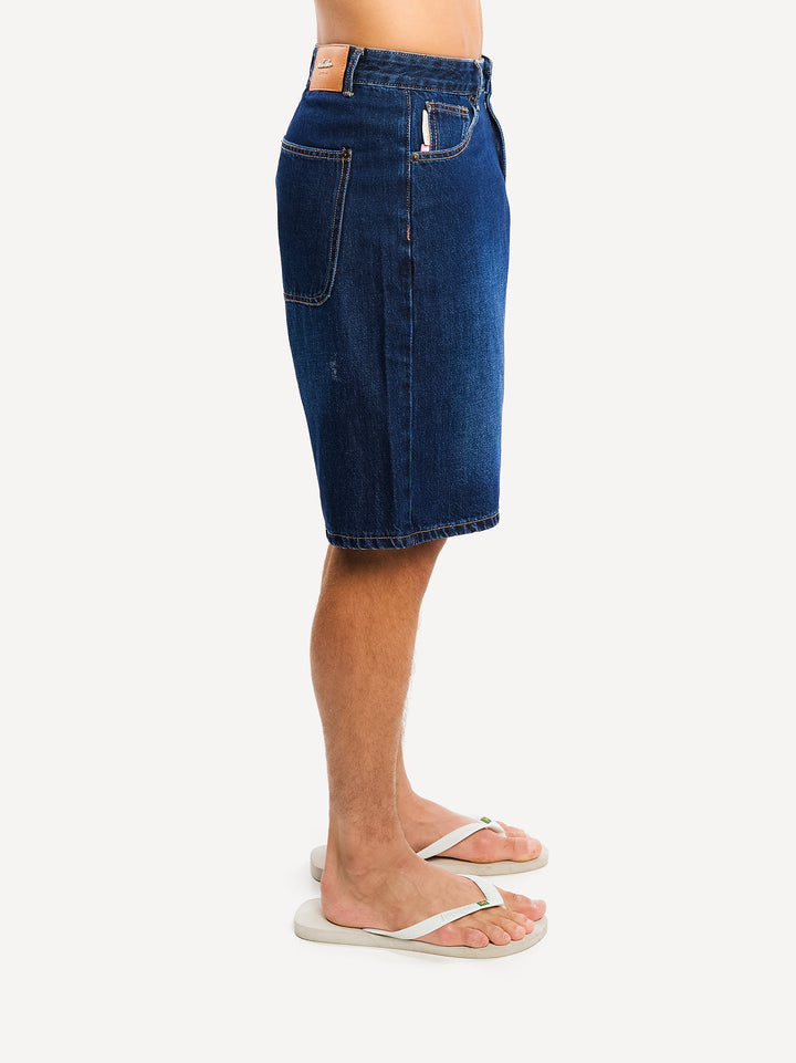 ACL Five Pocket Denim Shorts — Washed Light Blue