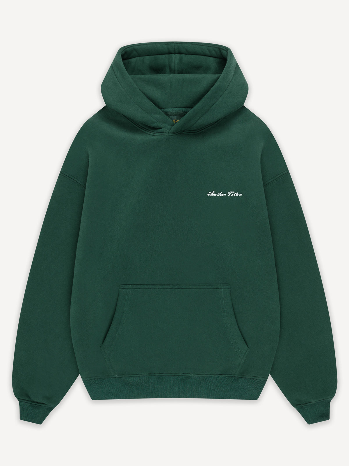 Basic Boxy Fit 380gsm Hoodie – Bottle Green