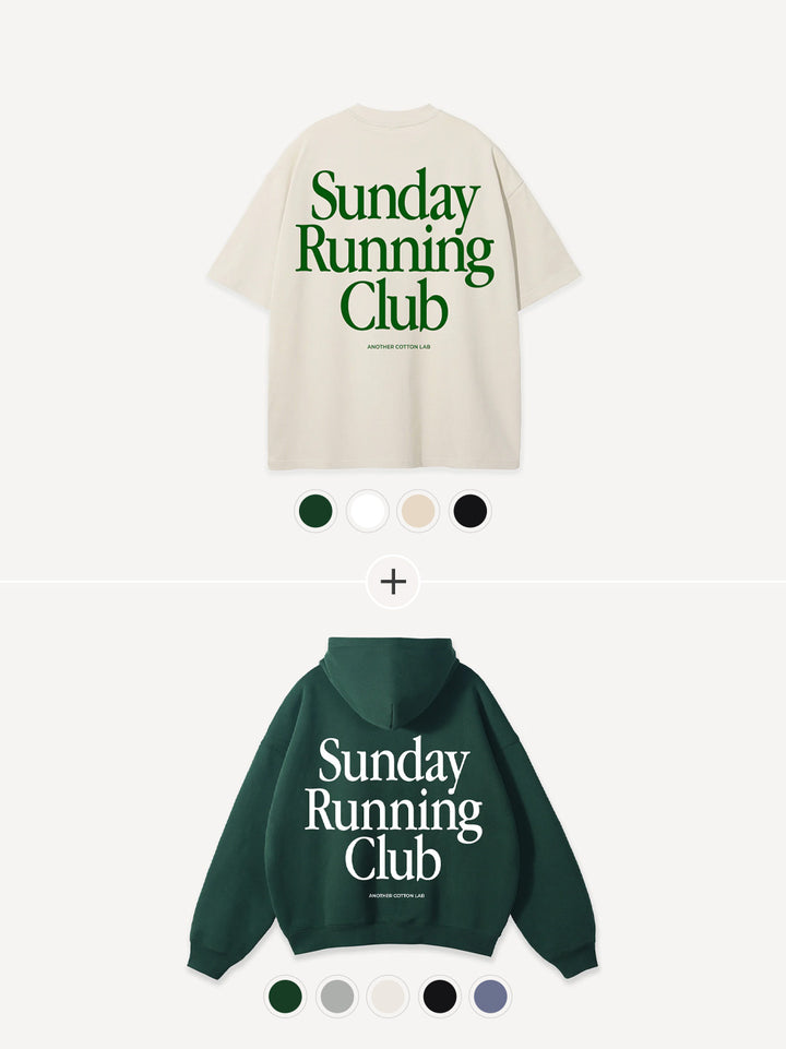 Sunday Running Club T-Shirt & Hoodie Bundle