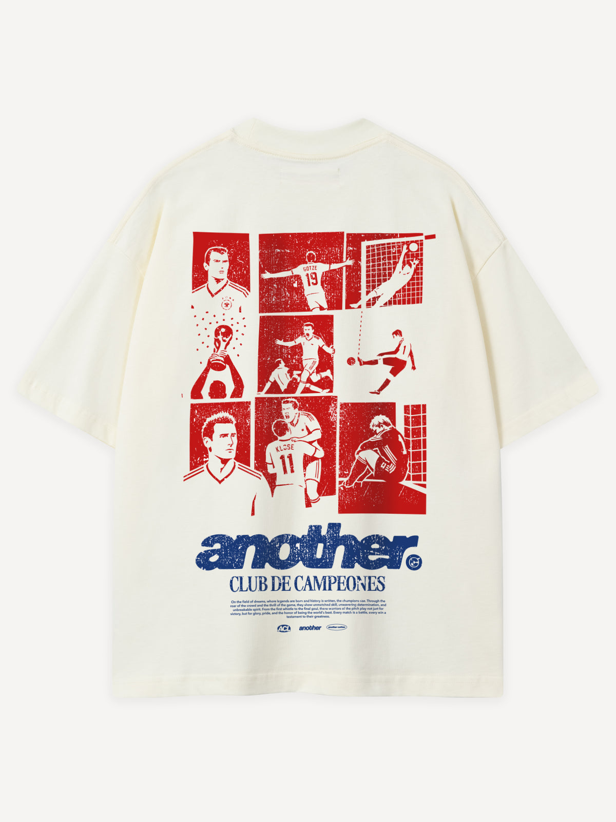 Another Campeones T-Shirt – Gebroken wit