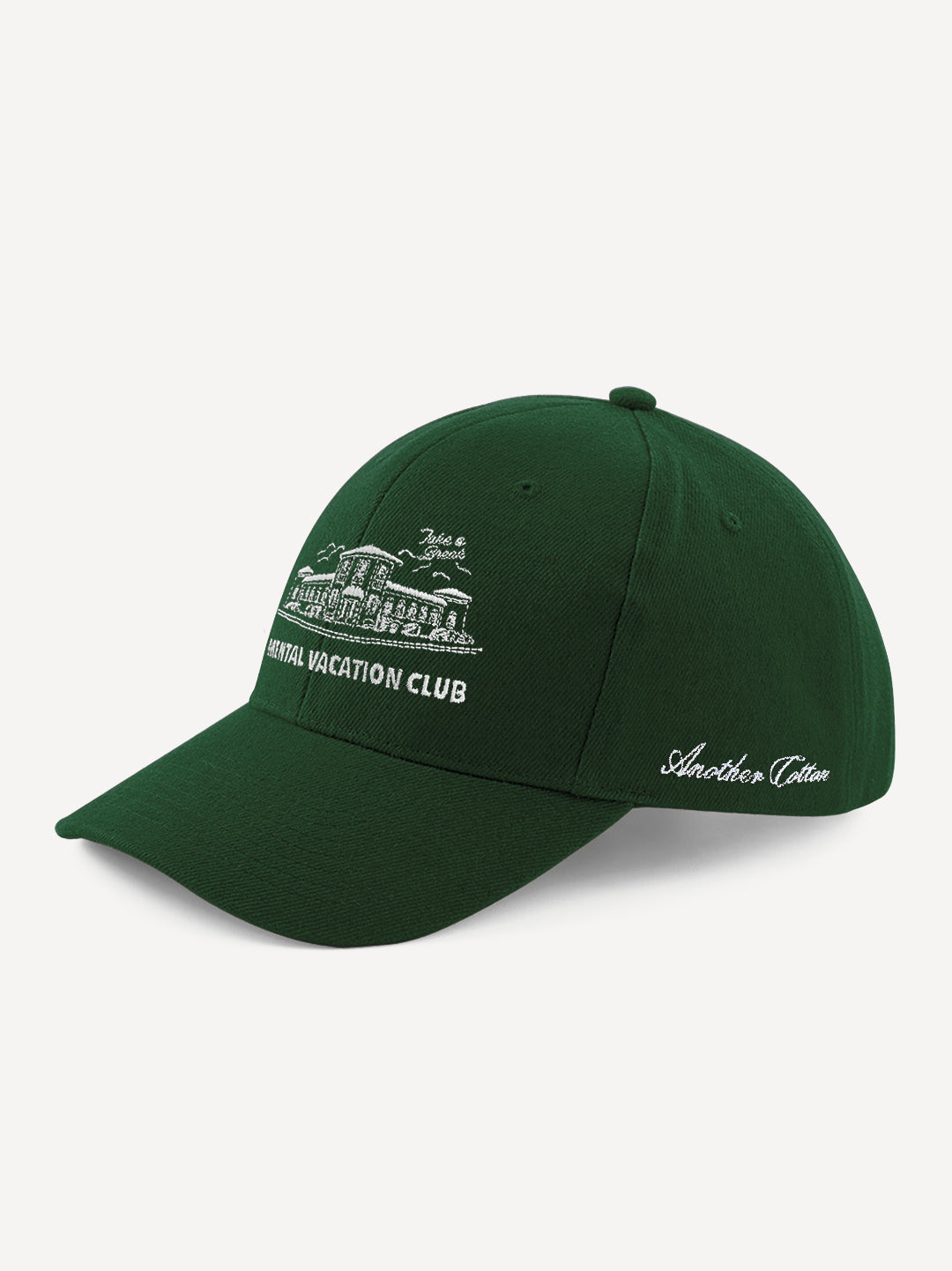 Mental Vacation Club Cap – Bottle Green