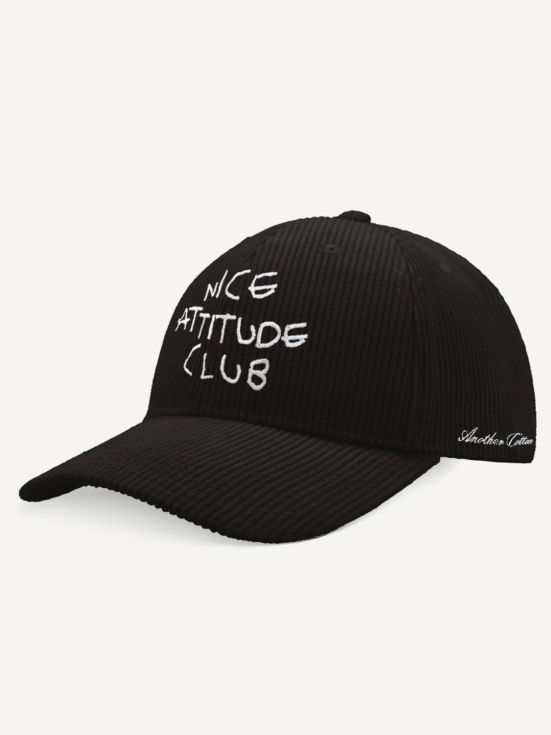 Nice Attitude Cord Cap – Schwarz