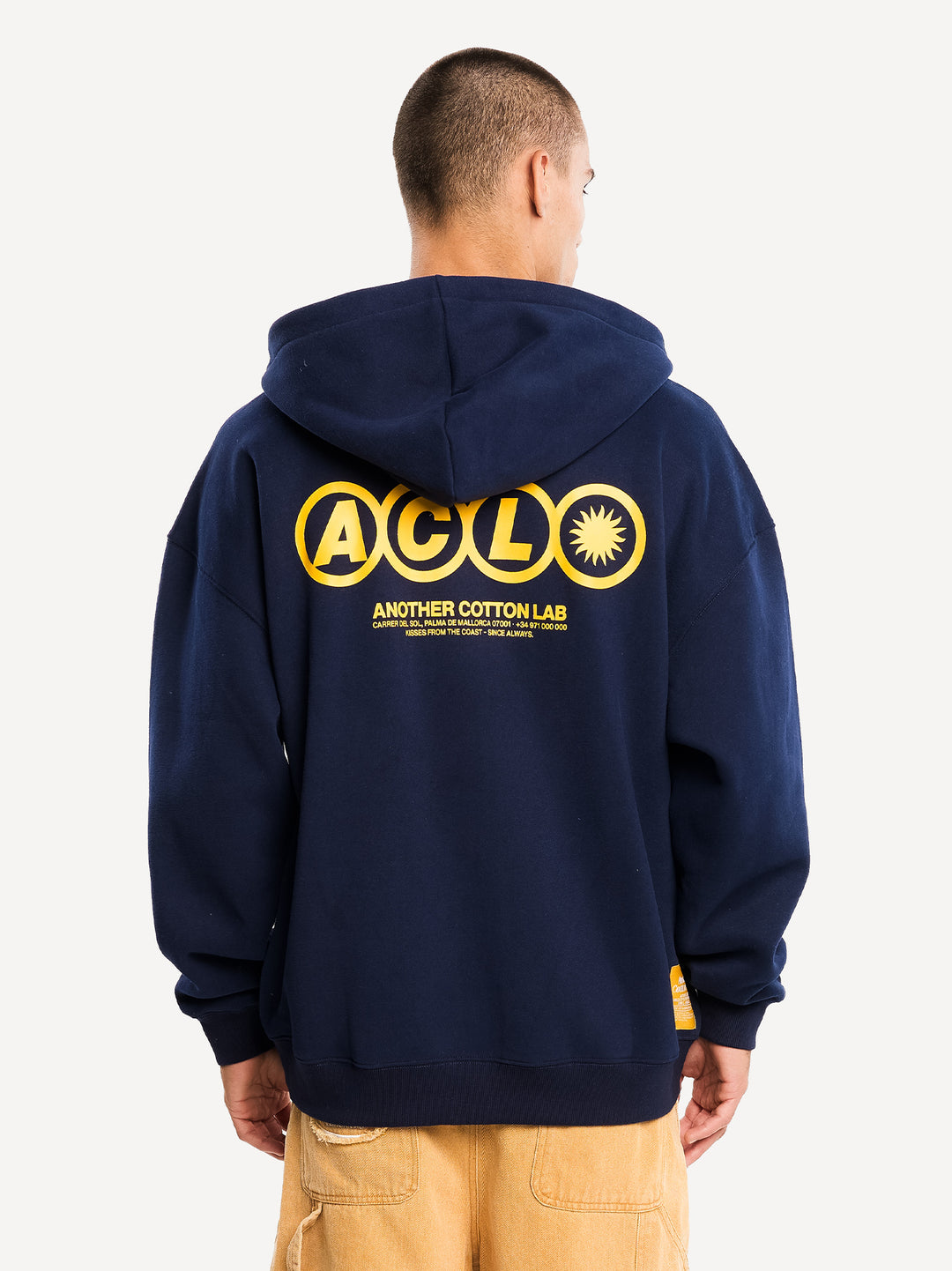 ACL Carrer Del Sol Zip Hoodie — Navy Blue