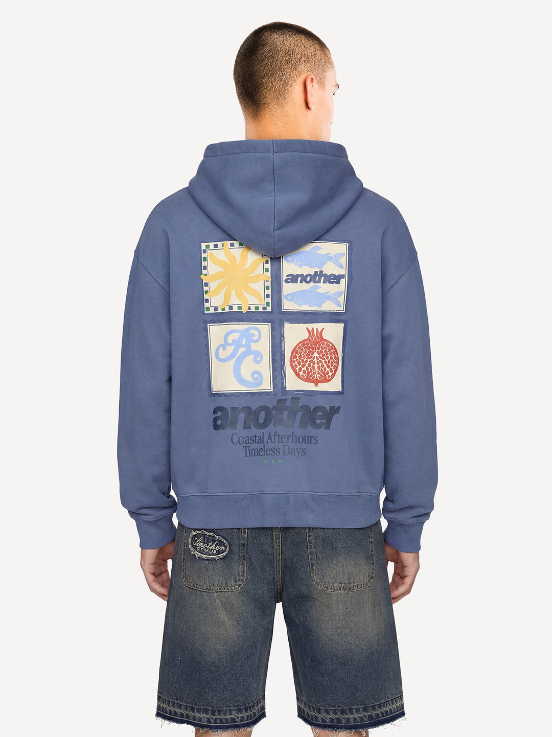 Coastal Afterhours Hoodie — Vintage Blue