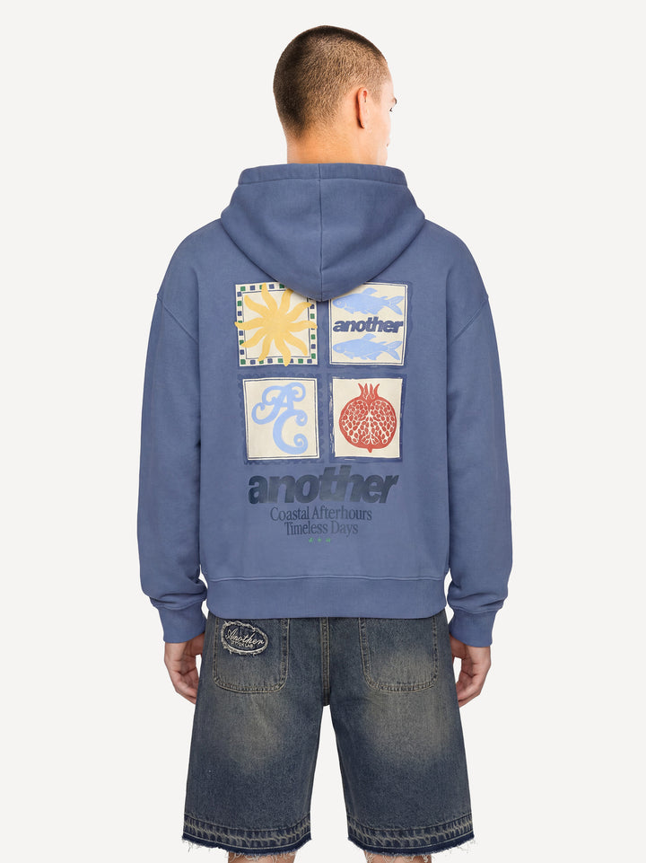 Coastal Afterhours Hoodie — Vintage Blue