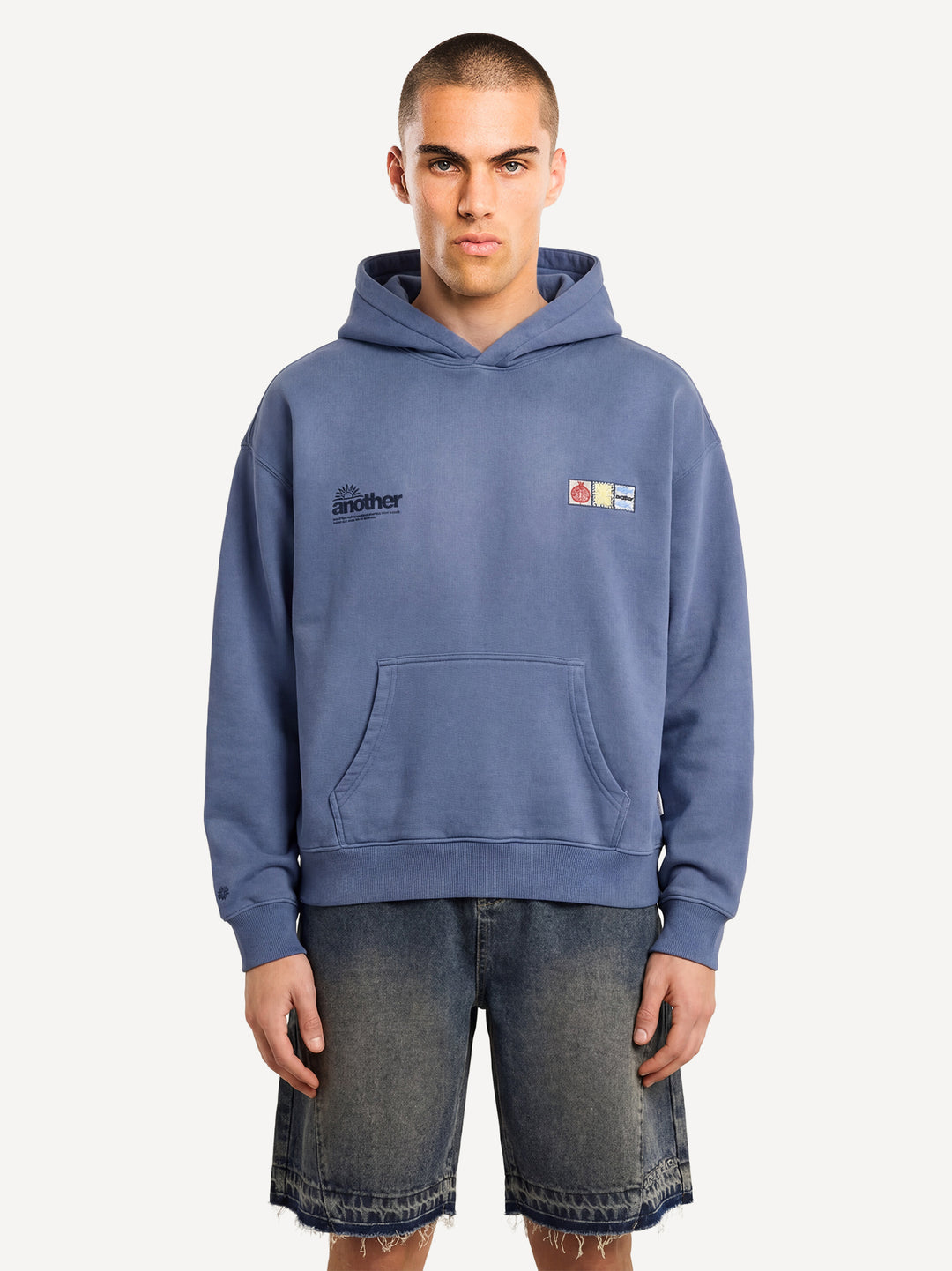 Coastal Afterhours Hoodie — Vintage Blue
