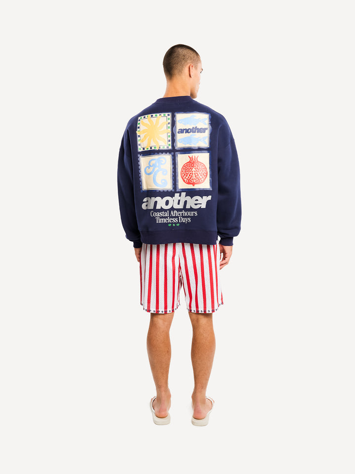 Coastal Afterhours Sweatshirt — Navy Blue