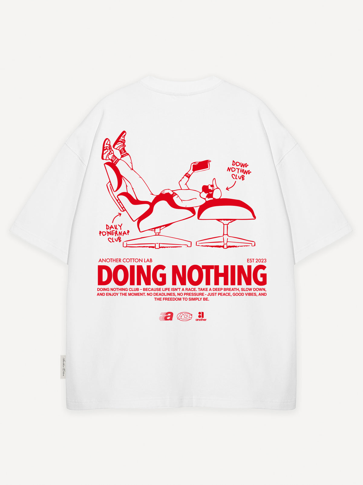Doing Nothing T-Shirt – White