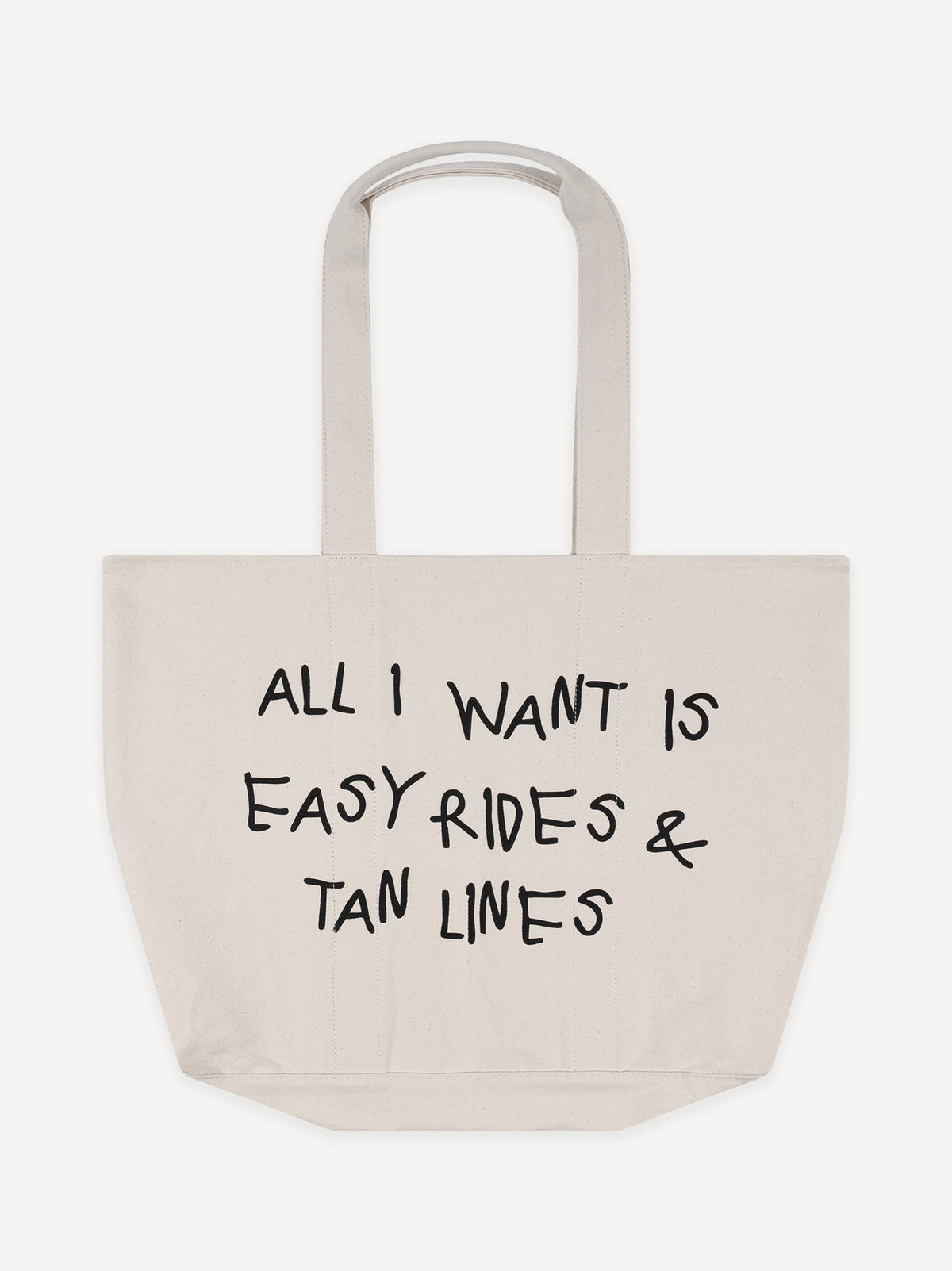 Easy Rides Canvas Bag – Off White