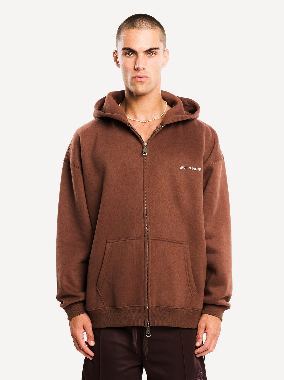 Easy Rides Zip Hoodie — Chocolate