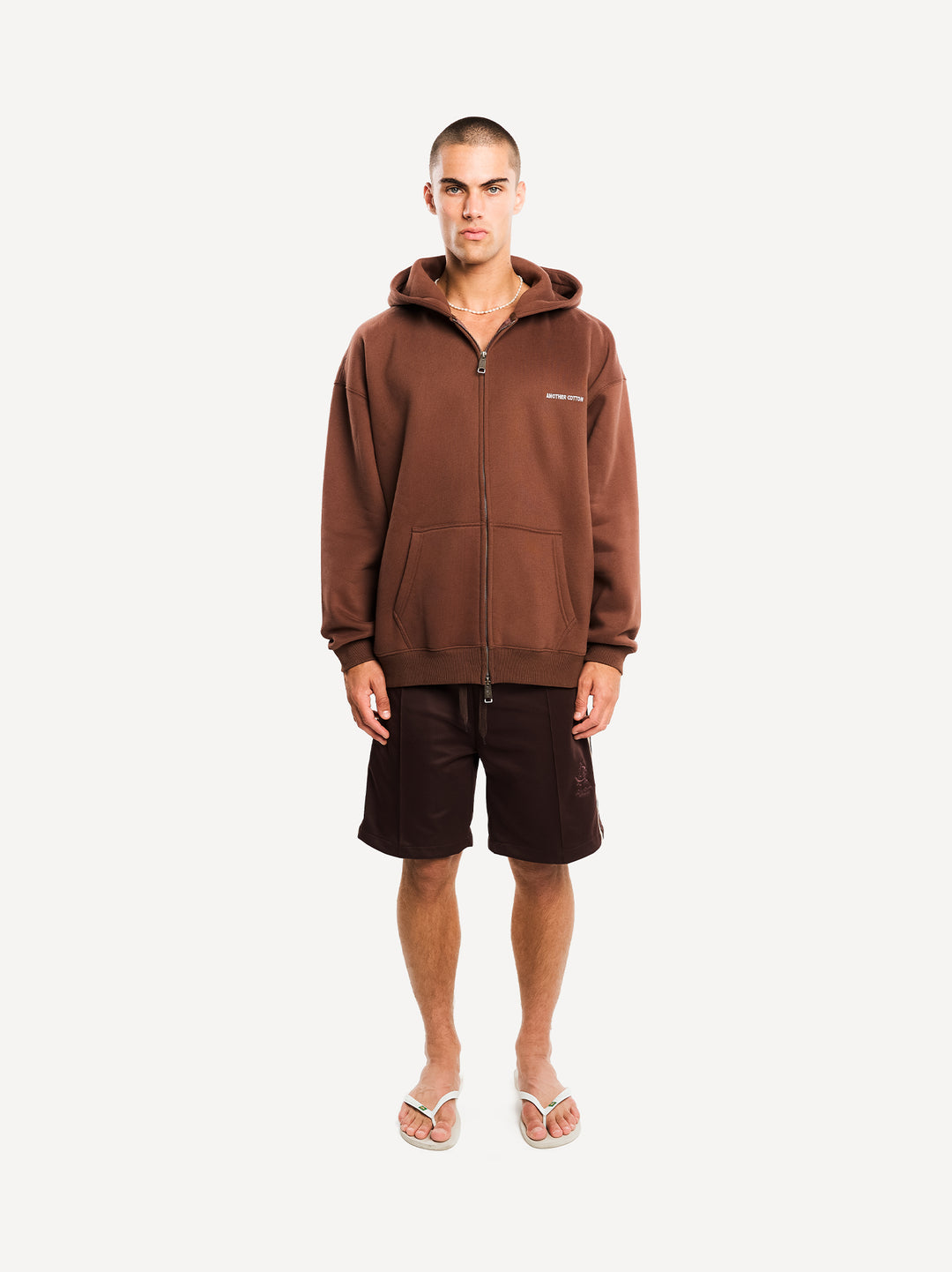 Easy Rides Zip Hoodie — Chocolate
