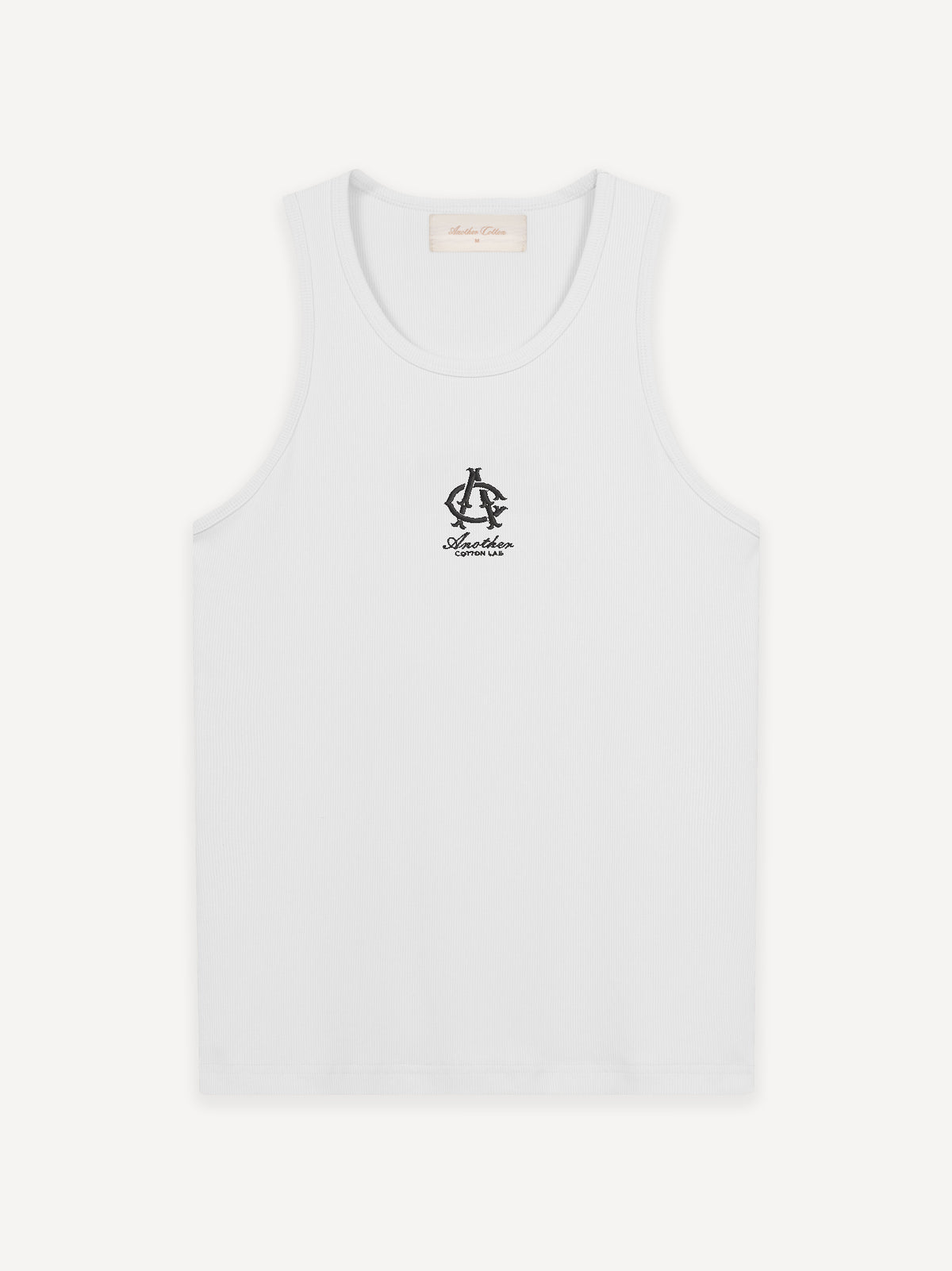 Crest Ripped Tanktop – White