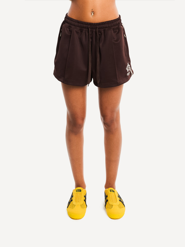 WMN Everyday Track Shorts — Green