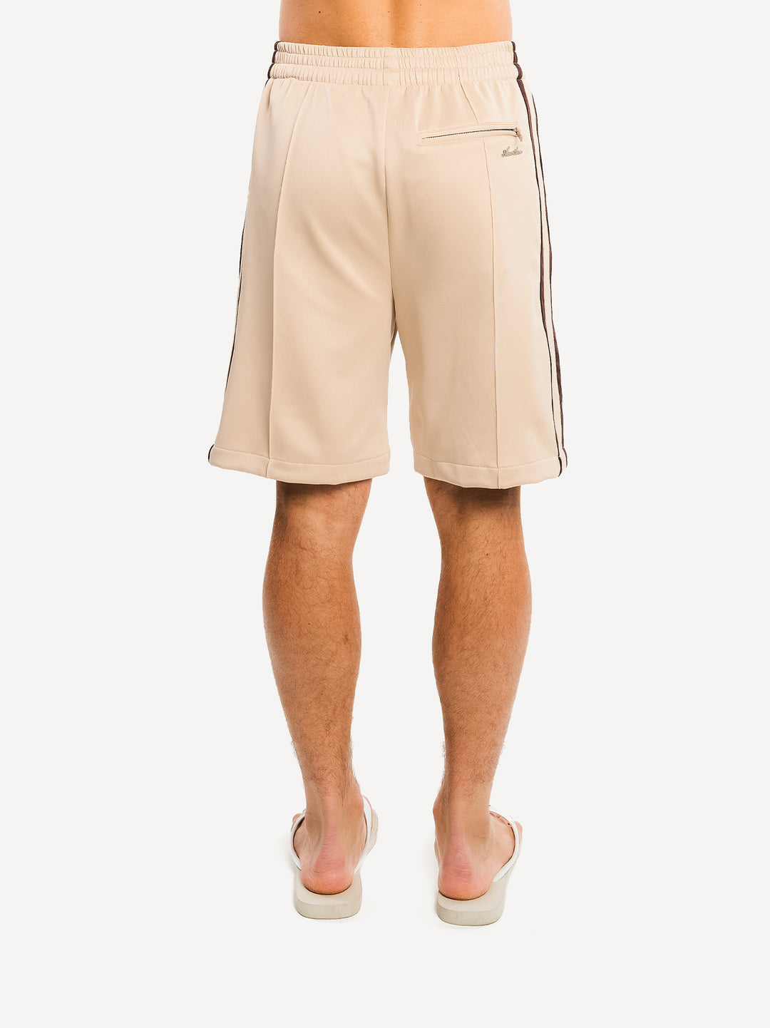 Everyday Wide-Fit Track Shorts — Sand