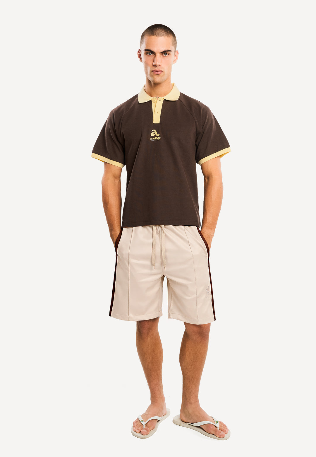 Everyday Wide-Fit Track Shorts — Sand