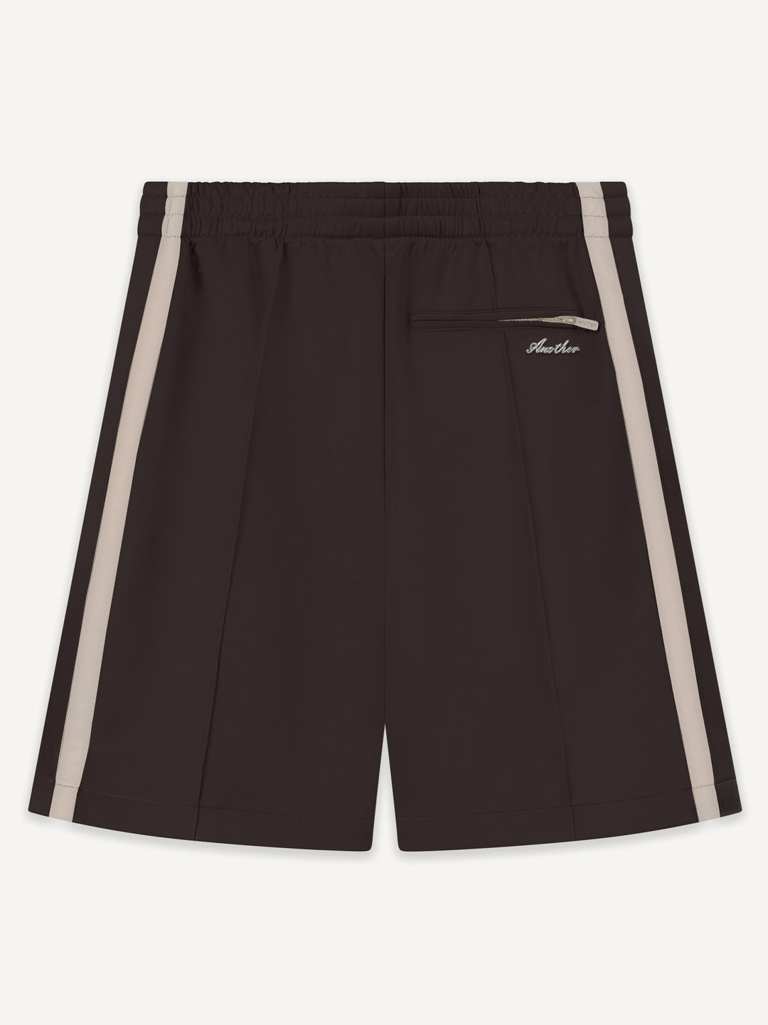 Everyday Wide-Fit Track Shorts — Dark Brown