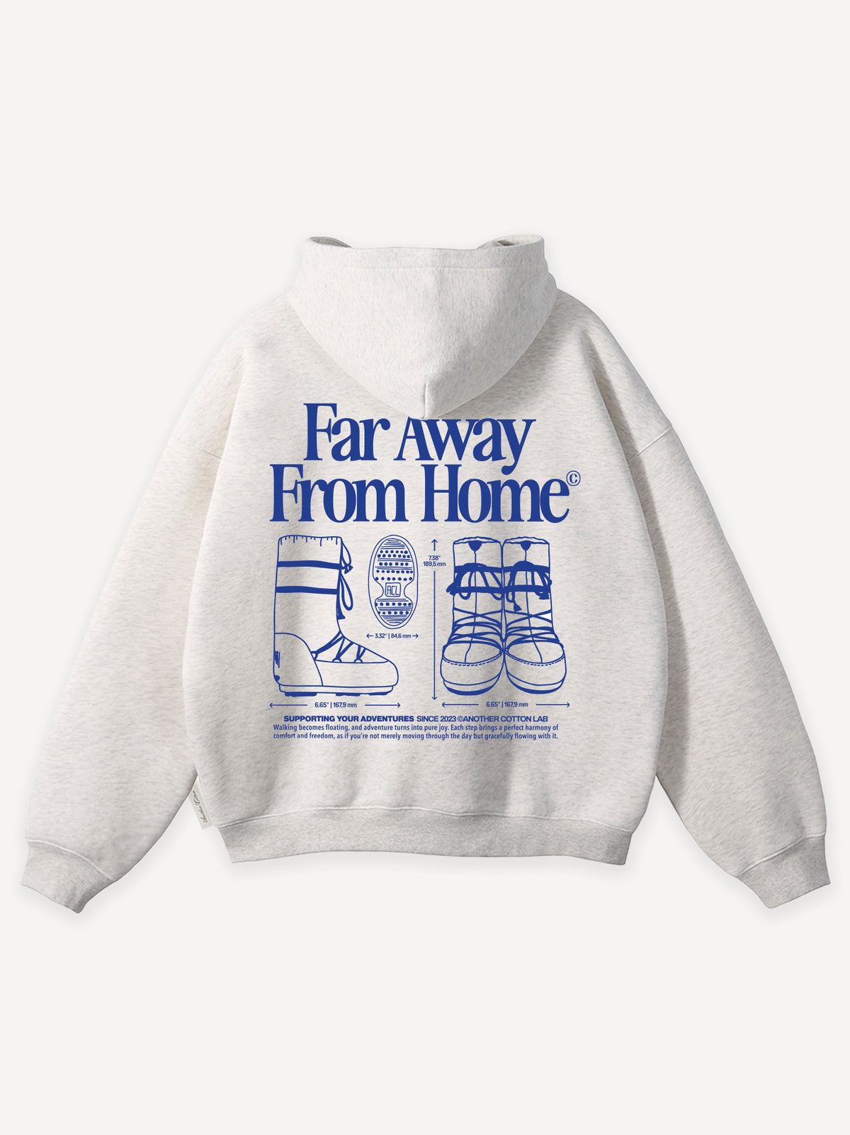 Far Away From Home Hoodie – Ash Grey