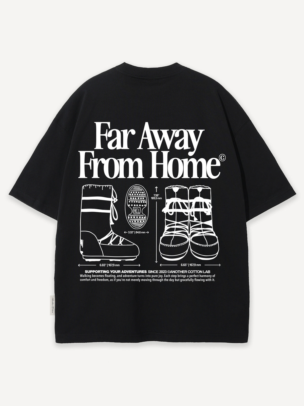 Far Away From Home T-Shirt – Black