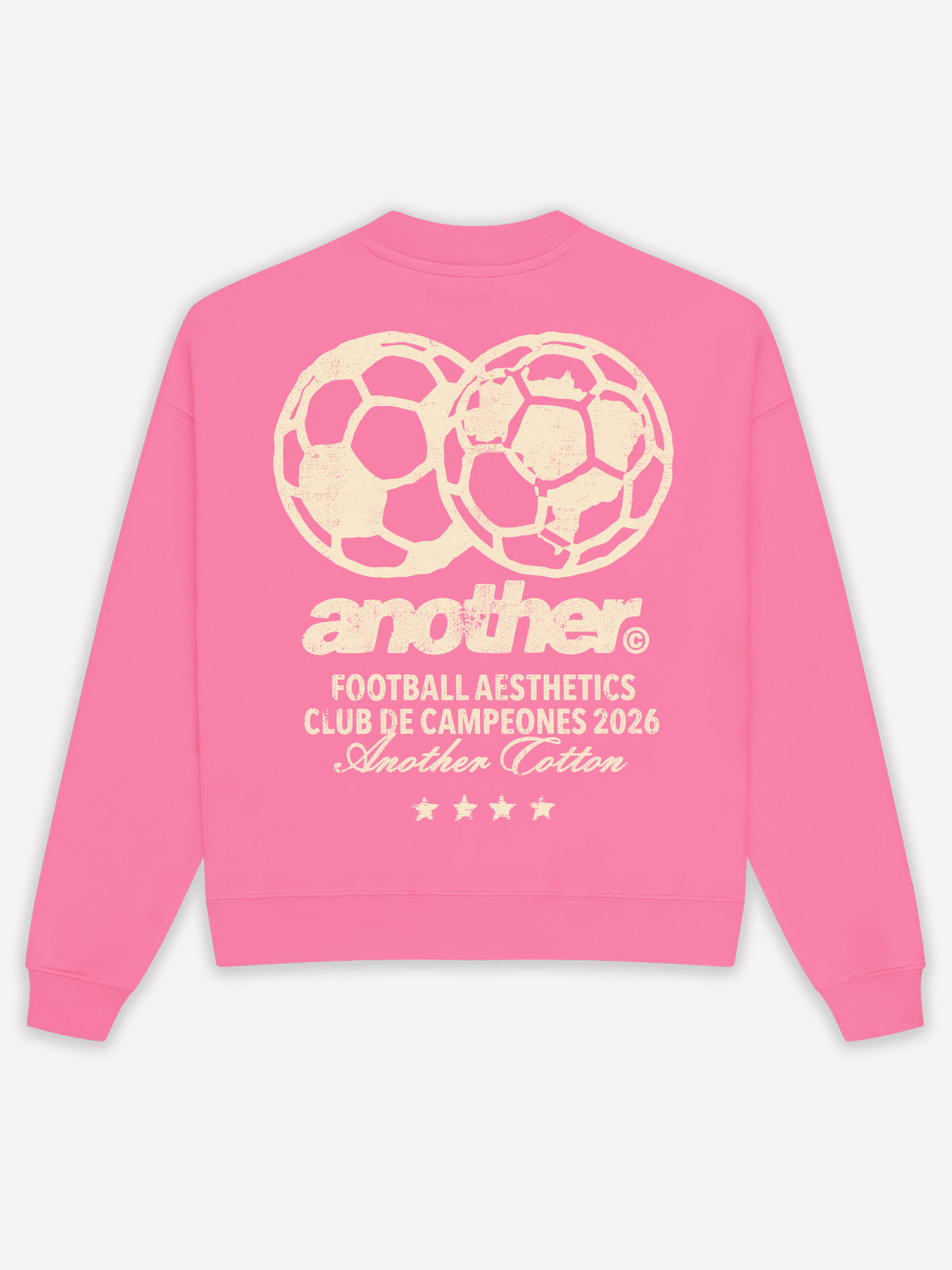 Football Aesthetics Sweatshirt – Washed Pink