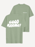 Leon & Harper Good Karma T-shirt - Green