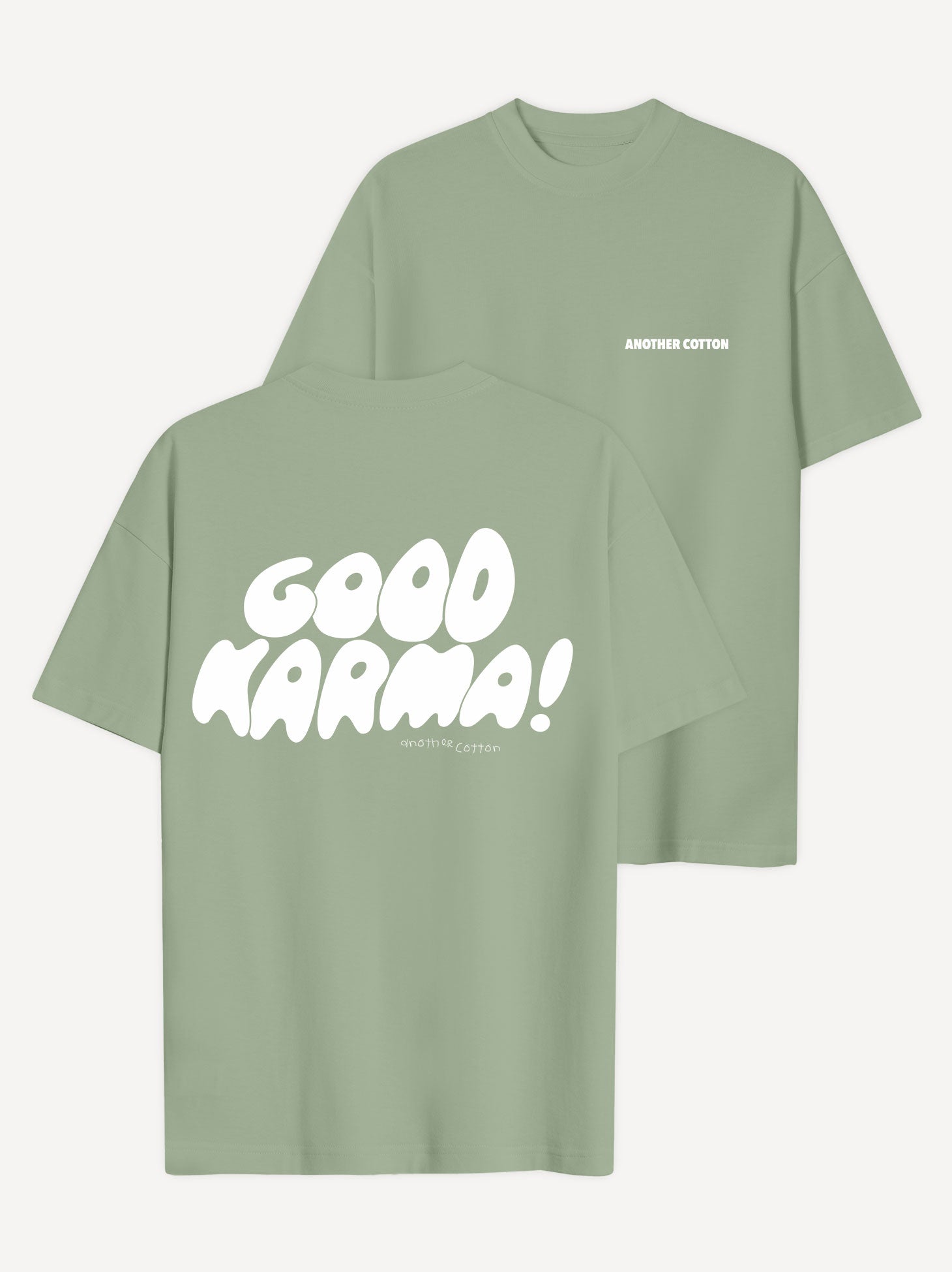 Leon and Harper Good Karma T-shirt - White main image 1