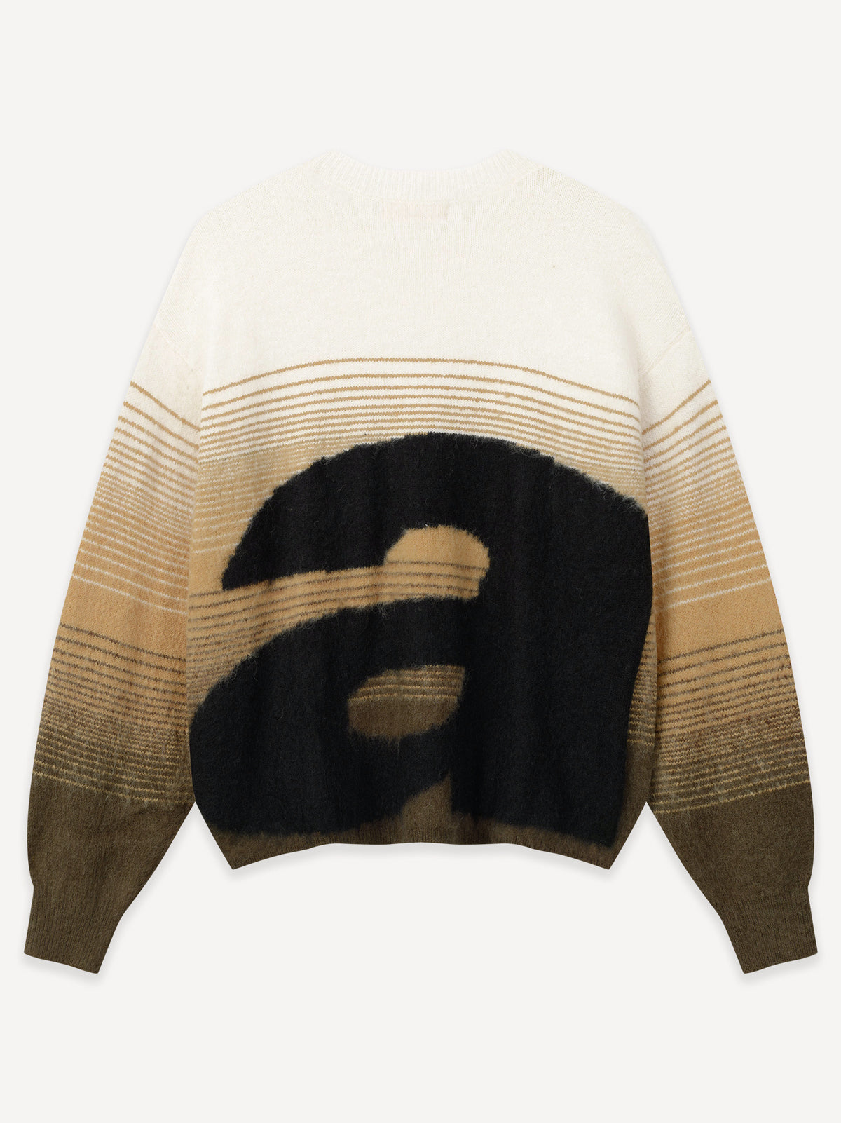 Gradient Knit Sweater – Brown