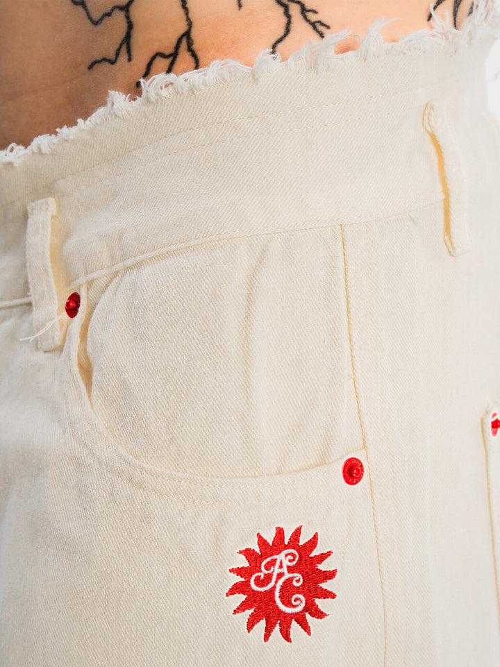 Hï Sunset Denim Shorts
