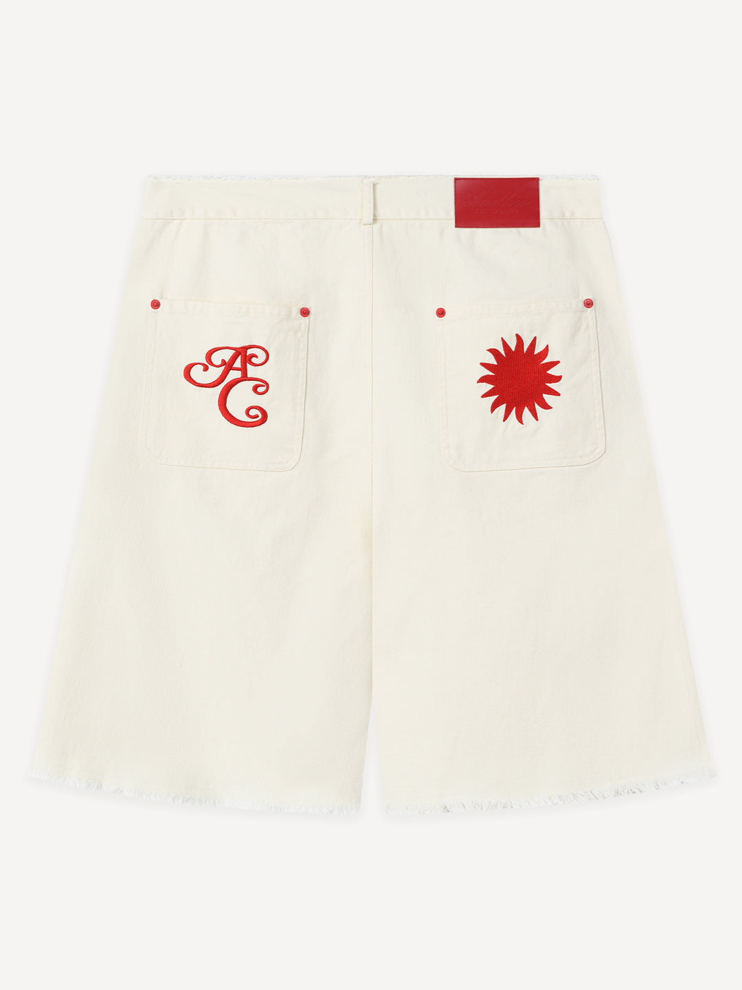 Hï Sunset Denim Shorts — Off White