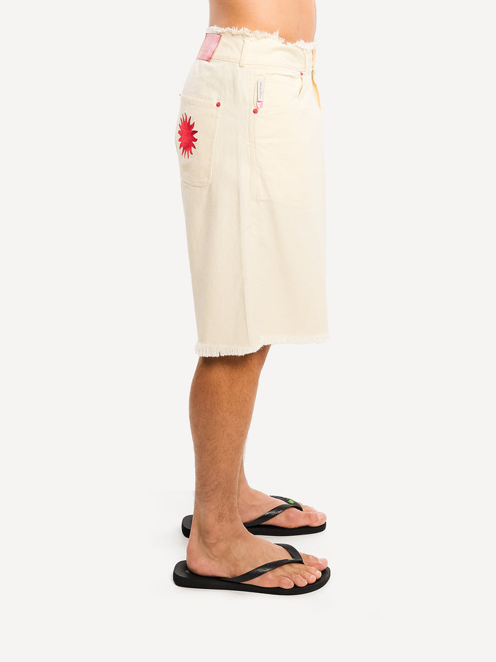 Hï Sunset Denim Shorts — Detail 7