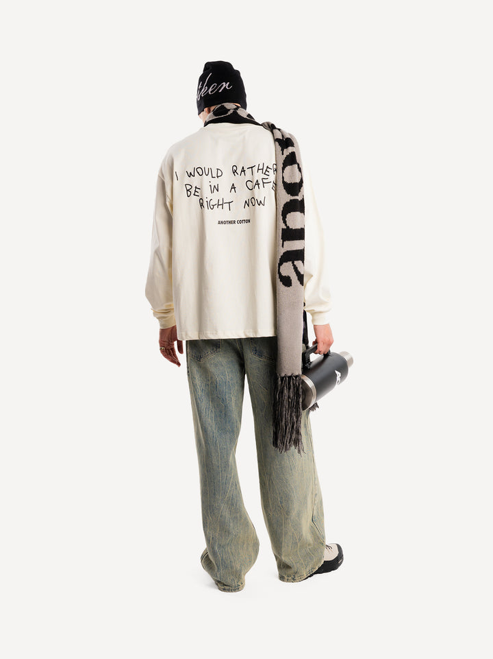 I Would Rather Be Boxy Longsleeve