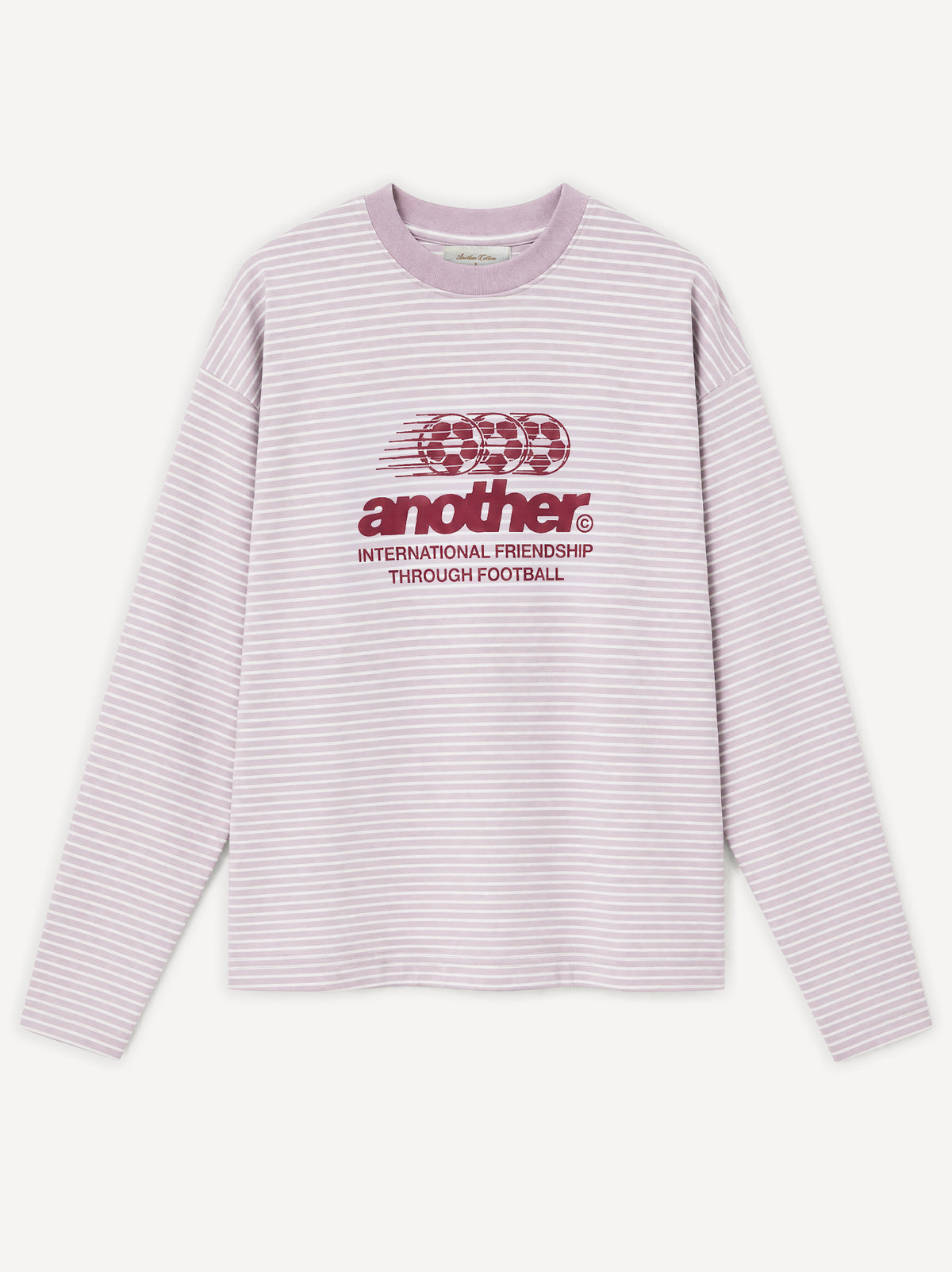 International Friendship Longsleeve – Light Pink Stripes