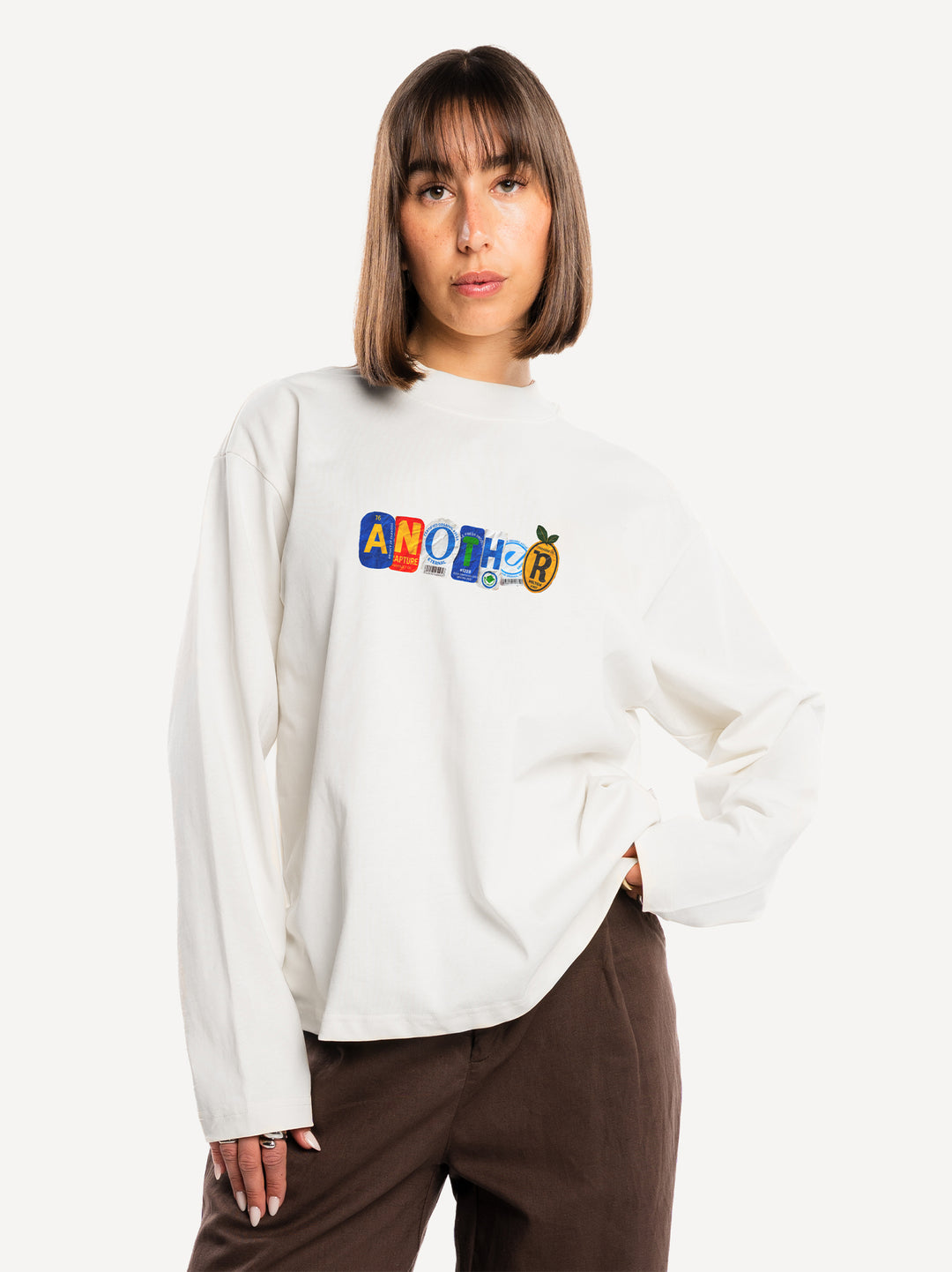 Kisses From The Coast Longsleeve — White