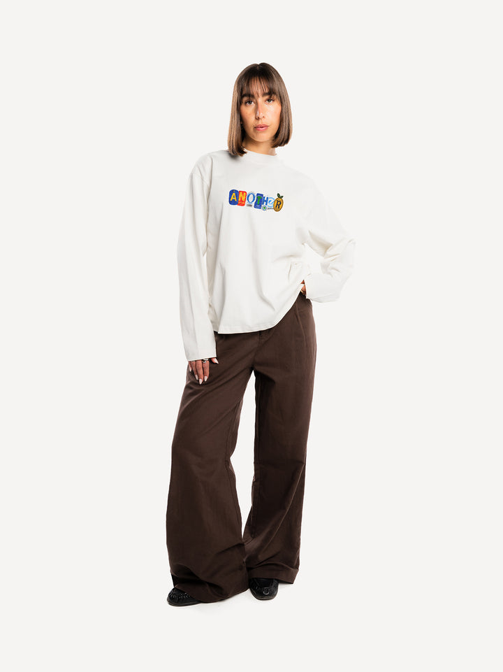 Kisses From The Coast Longsleeve — White