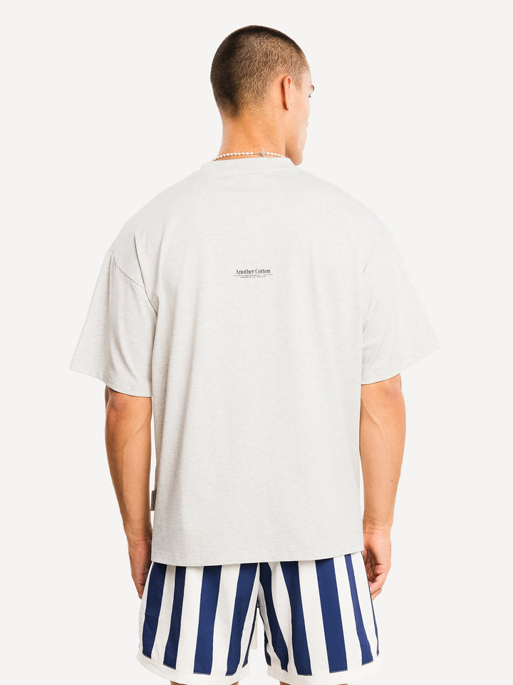 Kisses From The Coast T-Shirt — Ash Grey