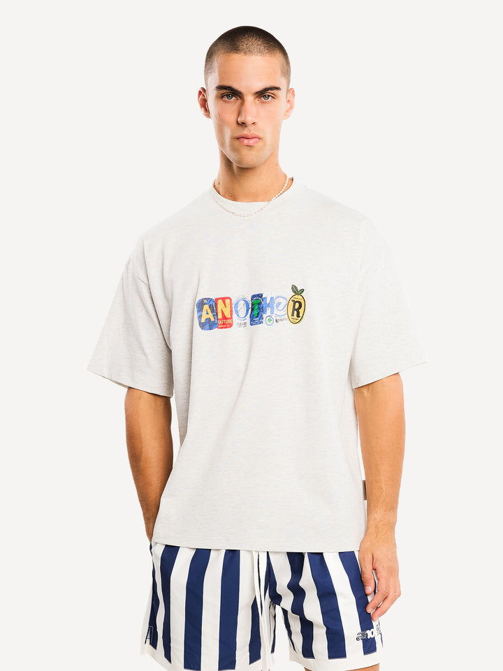 Kisses From The Coast T-Shirt — Ash Grey